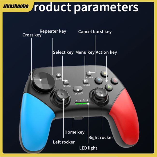 Fs Tay Cầm Chơi Game Bluetooth Không Dây G9 Chuyên Dụng Cho Switch Console