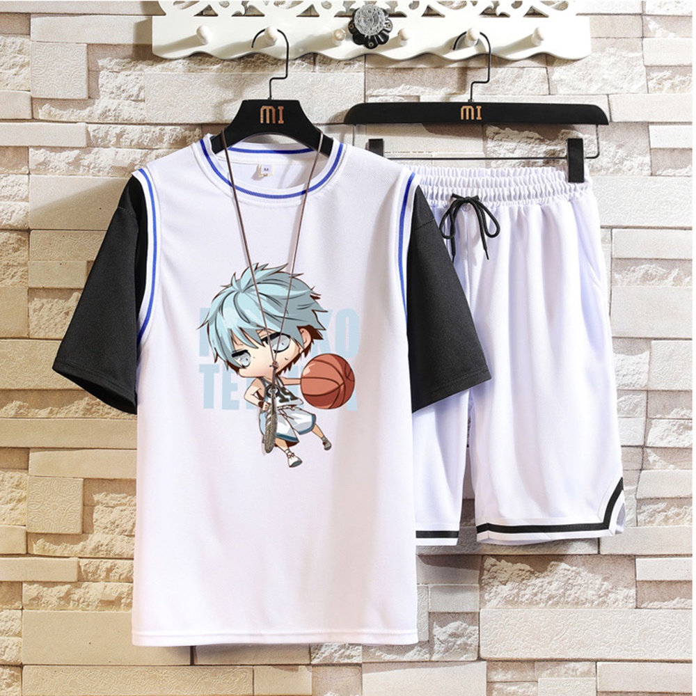 Set Quần Áo Thể Thao Nam Cộc Tay In Hình Cầu Thủ Bóng Chày Hot Trend Mùa Hè 2023 sozo - SET NAM 016C