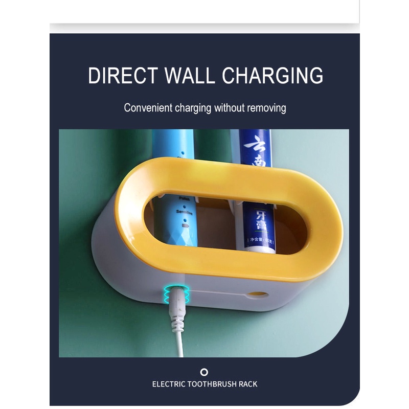 Dụng Cụ Nặn Kem Đánh Răng Tự Động Gắn Tường Chống Bụi Tiện Dụng