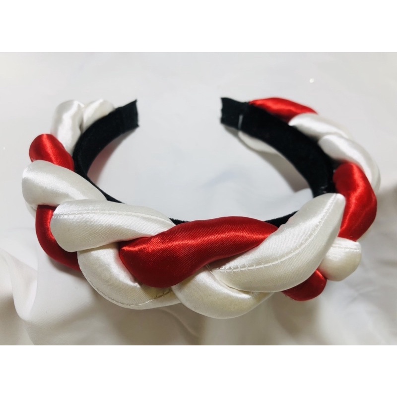 Bờm lụa phối màu cho mẹ và bé