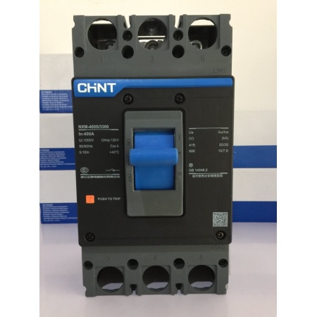 MCCB Chint 3P 400A 50KA NXM-400S/3300 400A