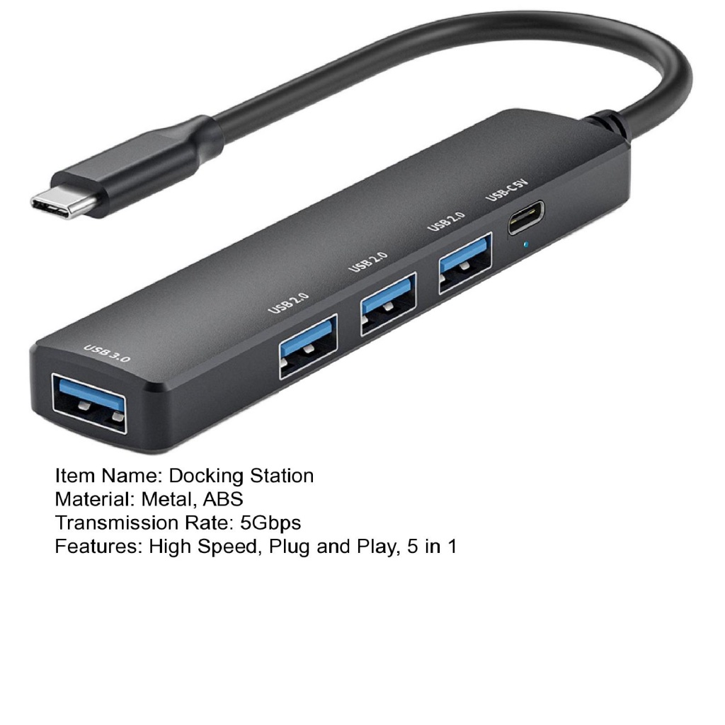 Bộ Chia Cổng USB 3.0 / 2.0 5V Type-C 3.0 5 Trong 1 Hình Hoa Hướng Dương Cho Laptop Điện Thoại