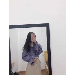 [ORDER] Áo tím tay bồng vintage