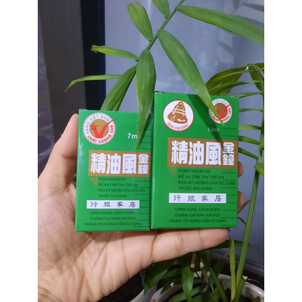 Dầu gió kim chuông 7ml, 10ml