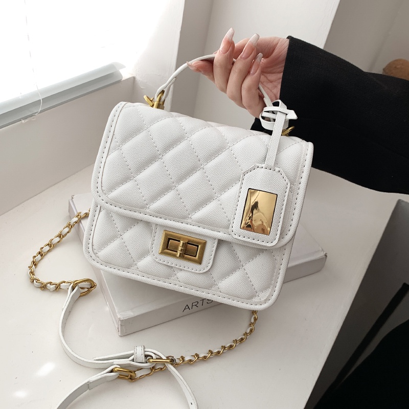 Ielgy Túi Đeo Vai Màu Trắng Thiết Kế Độc Đáo Thời Trang niche Cho Nữ