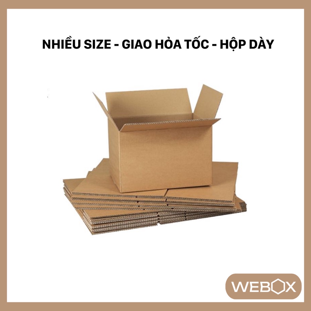 THÙNG BÌA CARTON GIẤY ĐÓNG HÀNG - CHỮ NHẬT - VUÔNG - GIẤY CỨNG