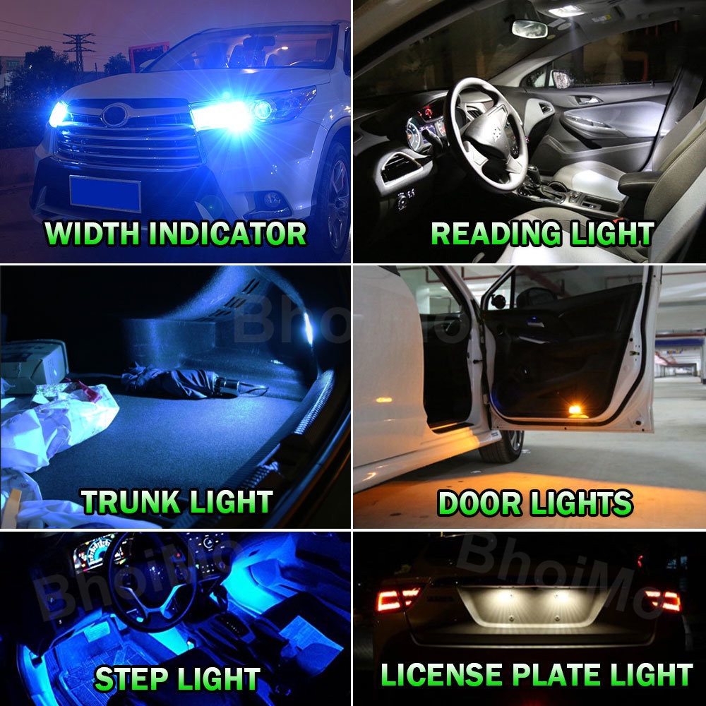 Bóng Đèn LED T10 W5W T5 W3W 7SMD 194 168 26smd 4014 DC12V Gắn Bảng Điều Khiển Dành Cho Xe Hơi Xe Máy