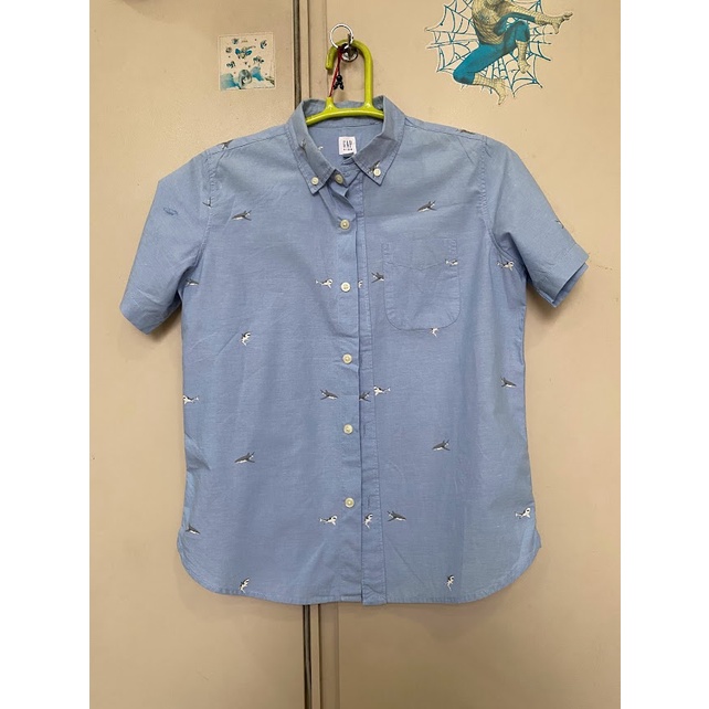 Thanh lý áo sơ mi bé trai hiệu Gap Kids size L(10)