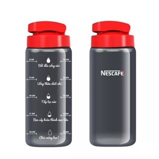 Bình nước water reminder 700ml nhựa duy tân hàng km nescafe giá sale đặc biệt
