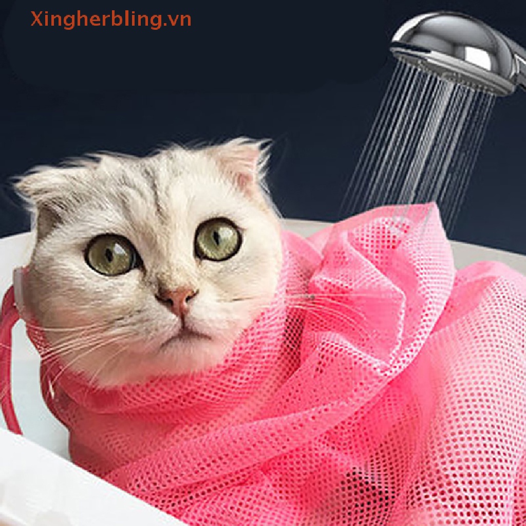 Túi Lưới Tắm Cho Mèo Tiện Dụng