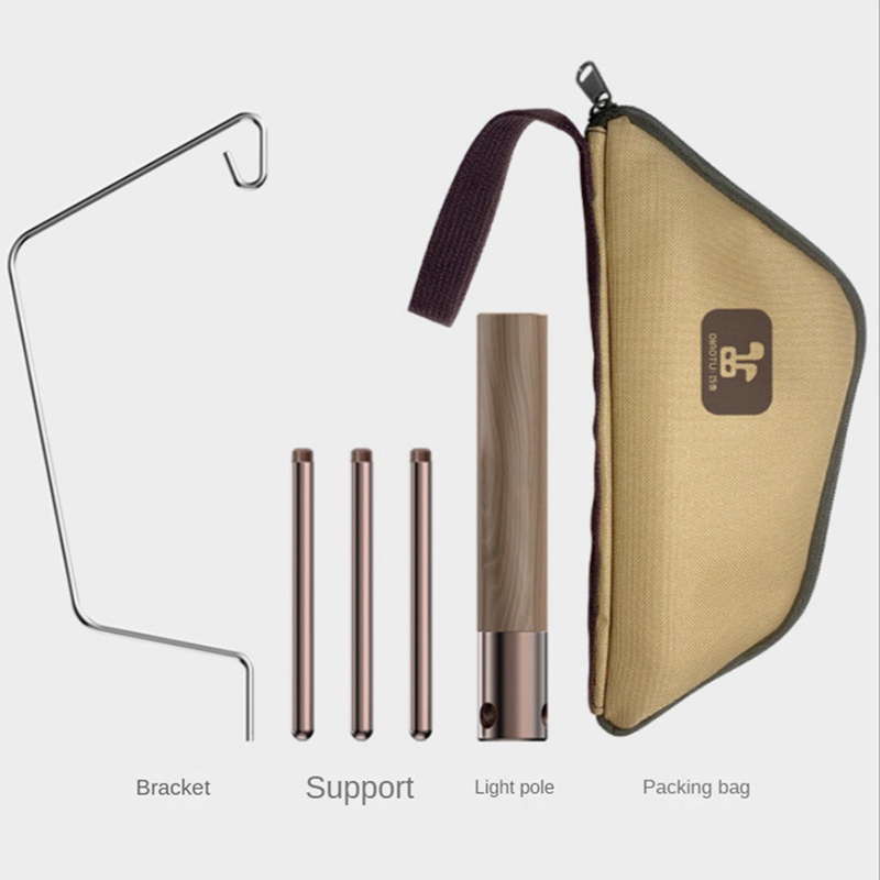 Giá Đỡ Đèn Cắm Trại Có Thể Gấp Gọn Tiện Dụng