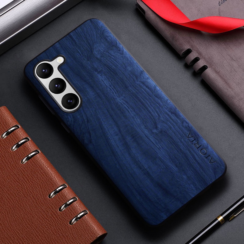 Ốp Bao Da Điện Thoại Họa Tiết Vân Gỗ Cho samsung galaxy s23 plus ultra 5g samsung galaxy s23 ultra plus Ốp