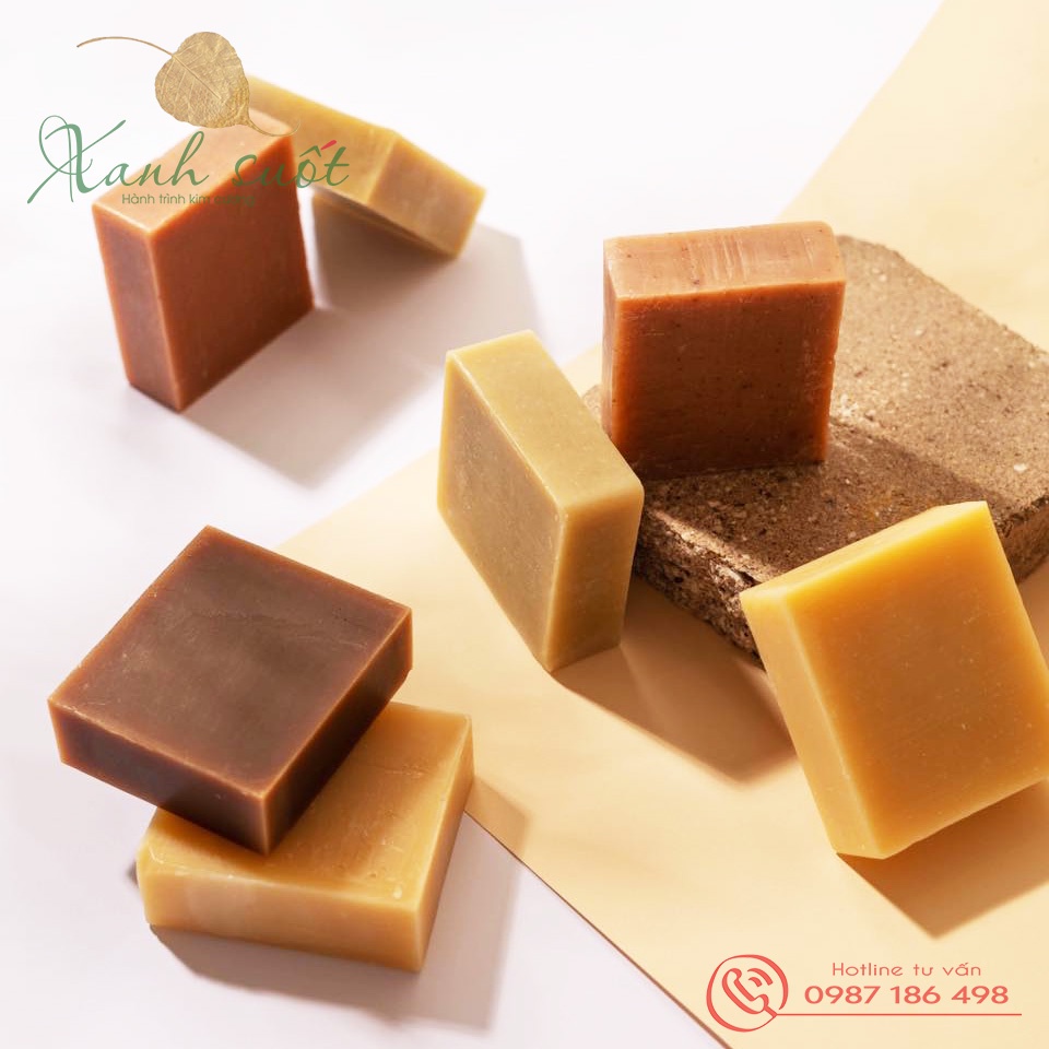 [Đồn Điền] Xà Bông Thủ Công- Melody Soap- Hương Thơm Tự Nhiên, Thư Giãn - Natural Blossom Handmade Soaps [xanh Suốt]