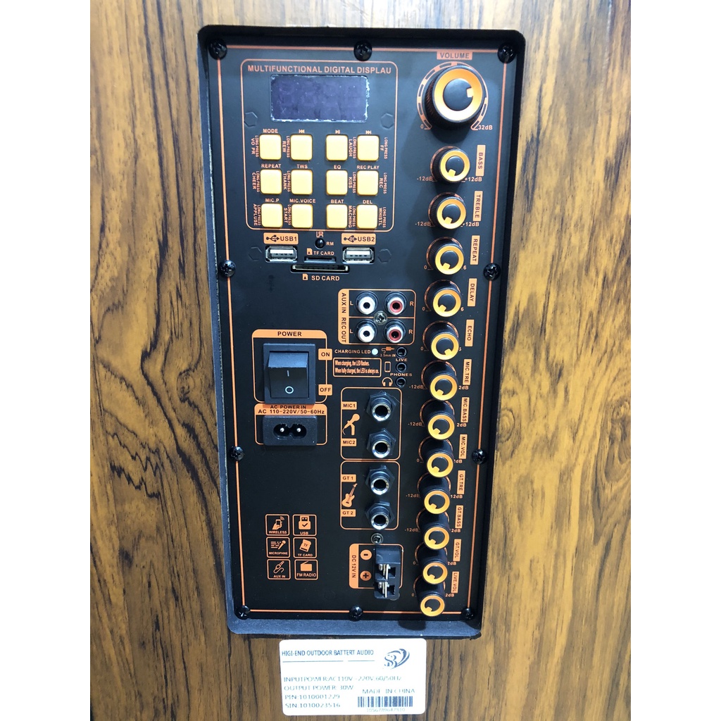 LOA KÉO CAO CẤP BSAUDIO BS105 BASS 40, 3 ĐƯỜNG TIẾNG HÀNG CHÍNH HÃNG,THÙNG GỖ CAO CẤP-CHỈ CÒN MÀU VÀNG