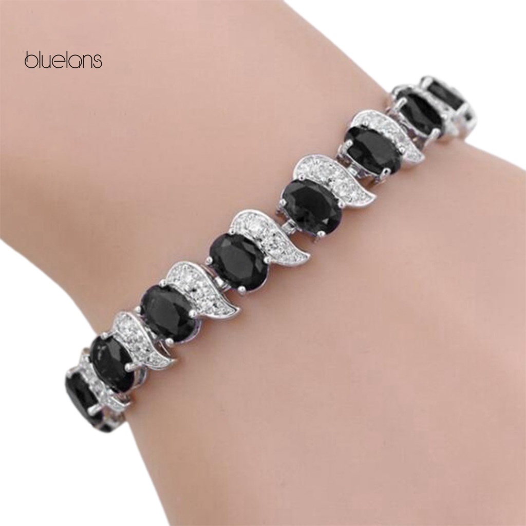 Vòng Tay Đính Đá Nhiều Màu Sắc Thanh Lịch Cho Nữ