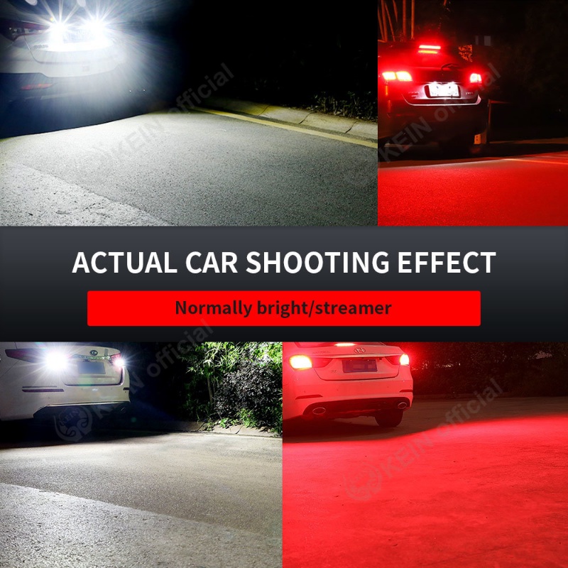 Đèn Phanh Xe Hơi / Xe Máy 1157 Bóng Led Cảnh Báo Va Chạm An Toàn