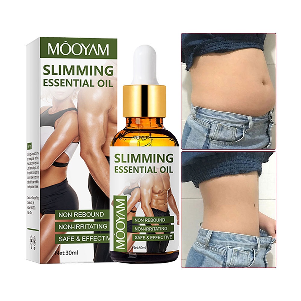 Tinh dầu massage giảm béo MOOYAM slimming essential oil 30ml Tập thể dục, đốt mỡ, giảm cân, tạo hình