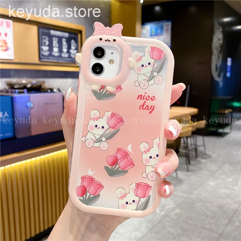 Ốp Điện Thoại Có Giá Đỡ Cho Vivo Y7S Y15 Y12 Y11 Y19 Y20 Y12S Y22S Y50 Y30 Y72 Y75 Y95 Y15S Y21 2021 V20 V23 V25 Pro X80 3D