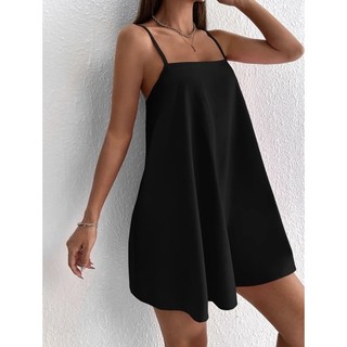 [ORDER SHEIN] Đầm 2 Dây Trơn Basic