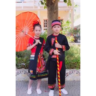 bộ thổ Cẩm dân tộc Mông của bé trai (ko kèm mũ)