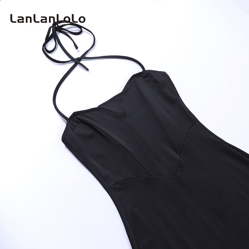 Đầm Hai Dây Dáng Ôm Màu Sắc Đơn Giản Phong Cách Cổ Điển Thời Trang 2023 Dành Cho Nữ