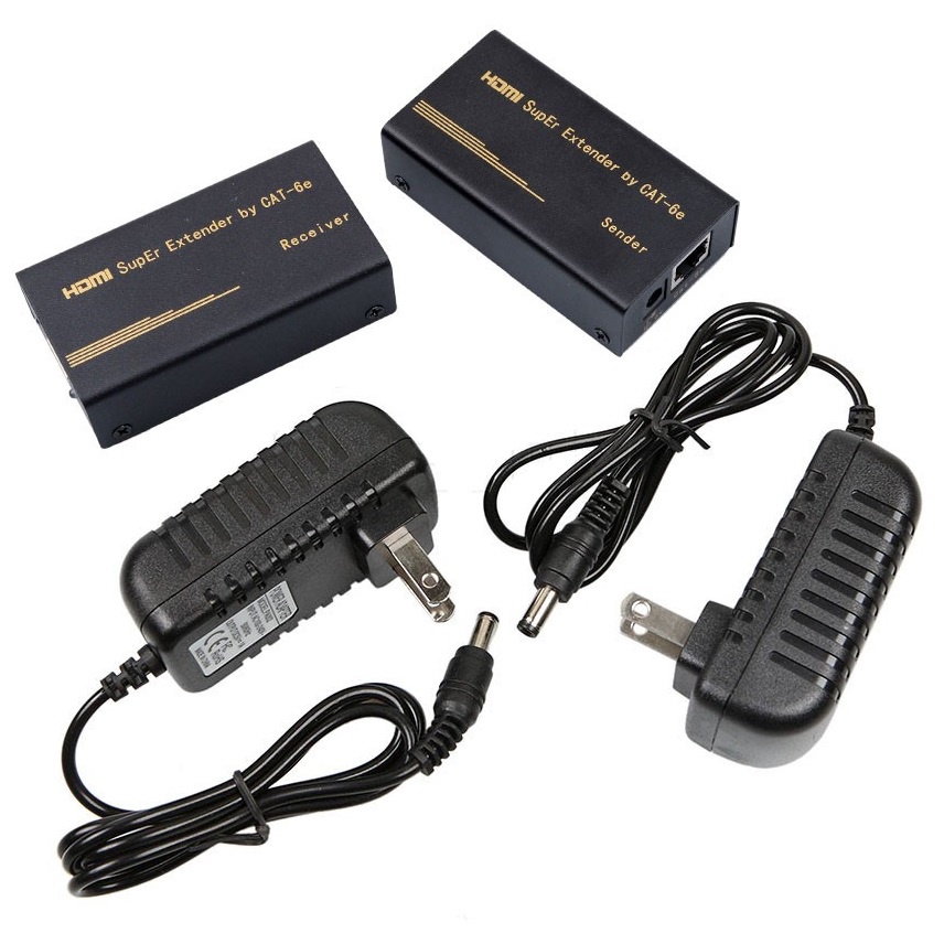 HDMI EXTENDER 60M 4K BỘ NỐI DÀI HDMI BẰNG DÂY LAN