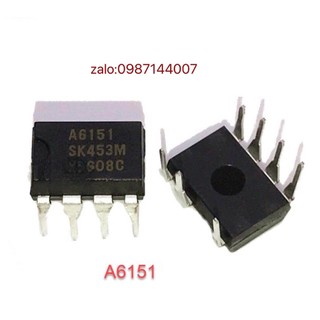 Ic nguồn str-a6151 a6151 6151 dip-7 mới