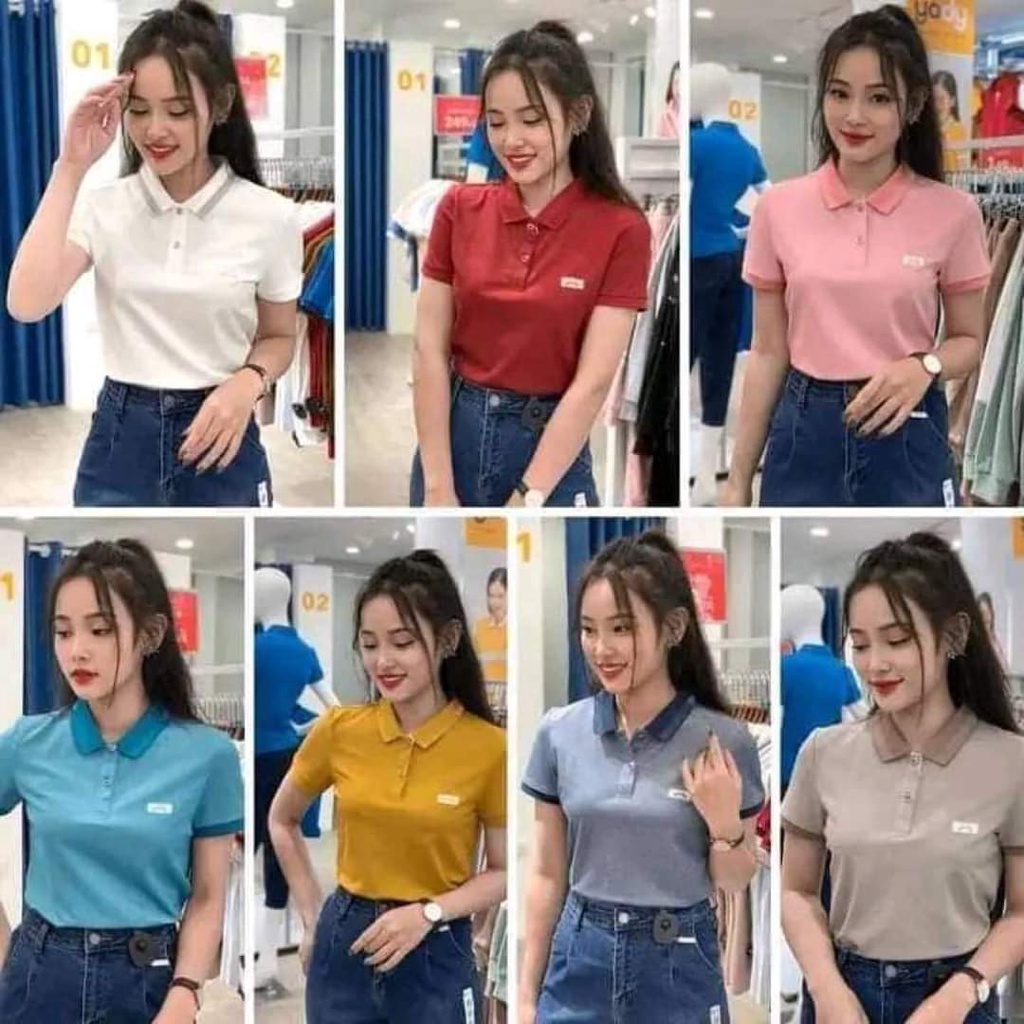 38-62 KG ÁO POLO YO DY CỘC TAY NỮ ĐẸP XỊN
