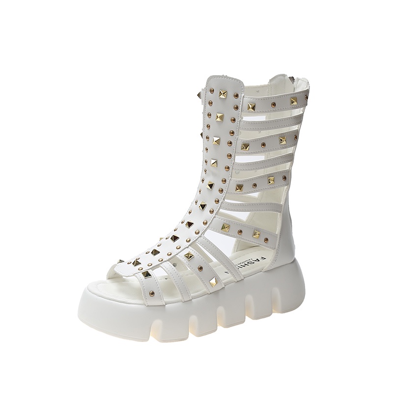 Sandal nữ chiến binh cao cấp 4cm phong cách cá tính