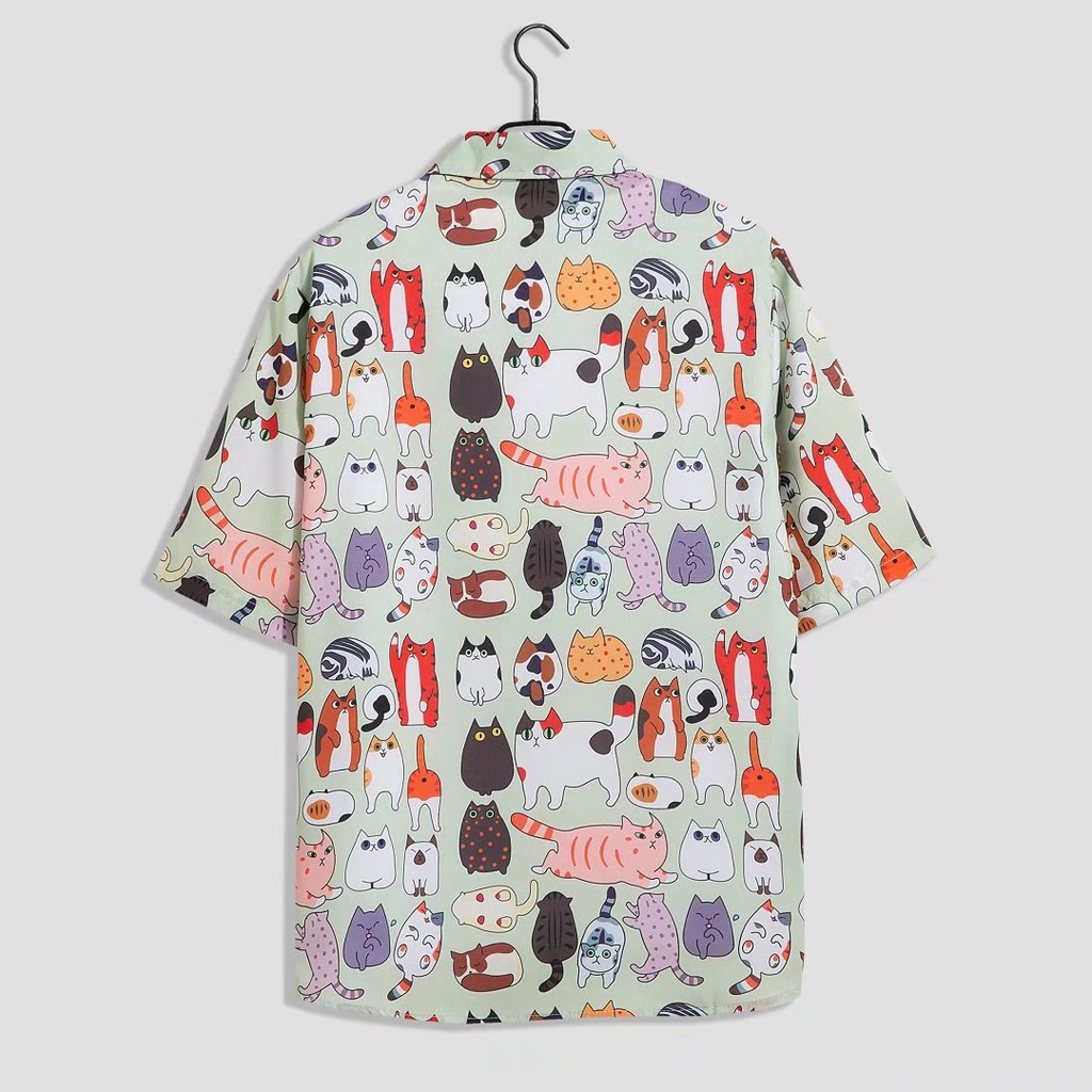 Set Áo Sơ Mi Ngắn Tay + Quần short Phong Cách Hawaii Thời Trang Cho Nam