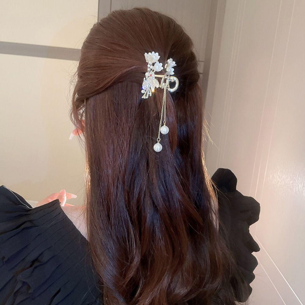 Kẹp Tóc Hình Quả Cherry / Bông Hoa / Thỏ Nhỏ Xinh Cố Định Tóc Đuôi Ngựa Kiểu Vintage Sáng Tạo