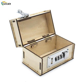 Bộ Mô Hình Cơ Khí Heo Đất Lắp Ráp DIY Bằng Gỗ Có Mật Khẩu Cho Bé