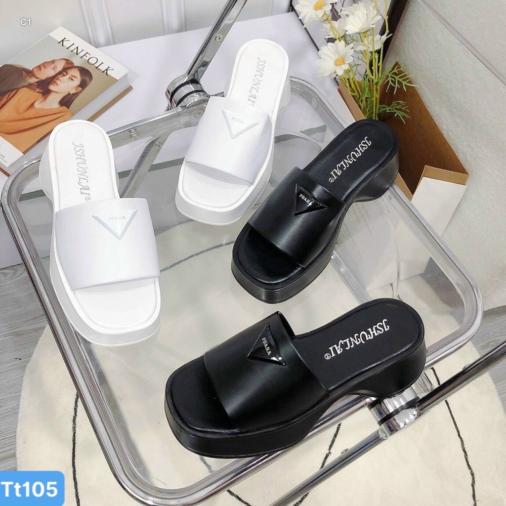 Dép PAADD tăng chiều cao bản đẹp Sịn cực êm, da đẹp, DỄ PHỐI ĐỒ