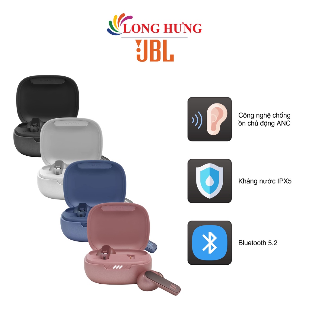 Tai nghe Bluetooth True Wireless JBL Live Pro 2 TWS JBLLIVEPRO2TWS - Hàng chính hãng