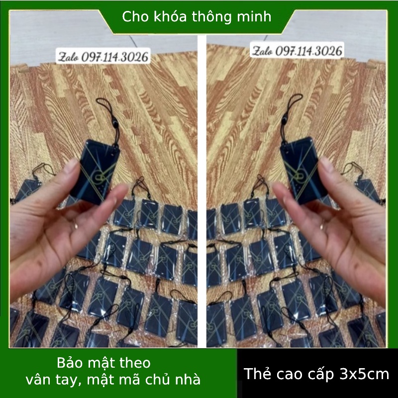 Thẻ từ tần số cao RF13.56 MHz chuyên dùng cho tất cả khóa vân tay.
