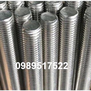 Thanh ren,ty ren inox 3mm,inox 304, dài 50cm