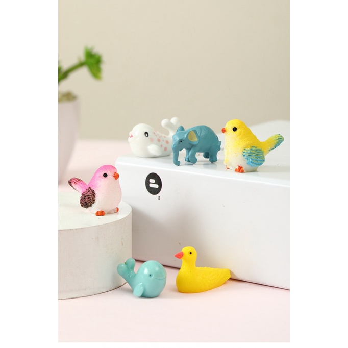 1 Bộ Đồ Chơi Mô Hình Động Vật Mini Dễ Thương Bất Ngờ Dành Cho Trẻ Em