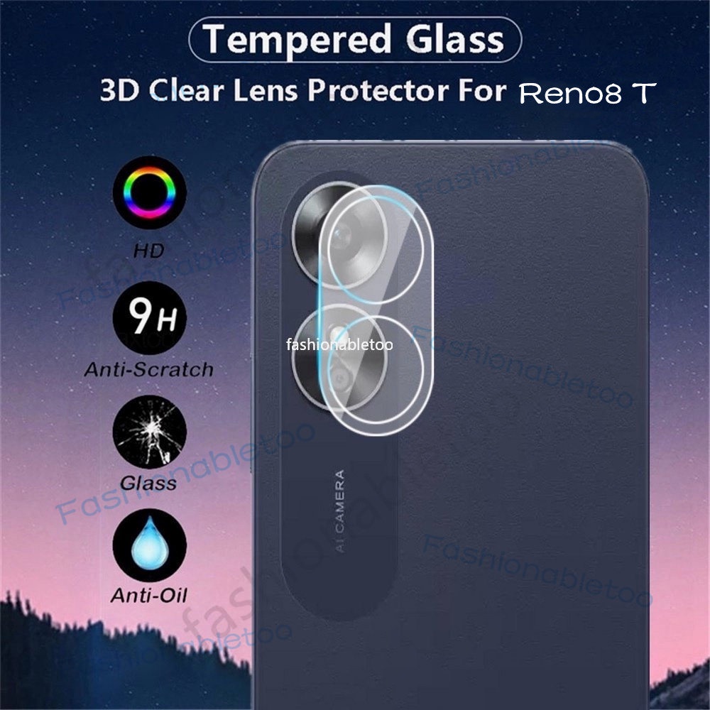 Kính Cường Lực 3D Bảo Vệ Camera Cho Oppo Reno 8 T 8t 9 pro plus 9pro + 8pro + 8Z 8Lite Reno9pro 9pro 8 pro 8pro 8t 4G 5G
