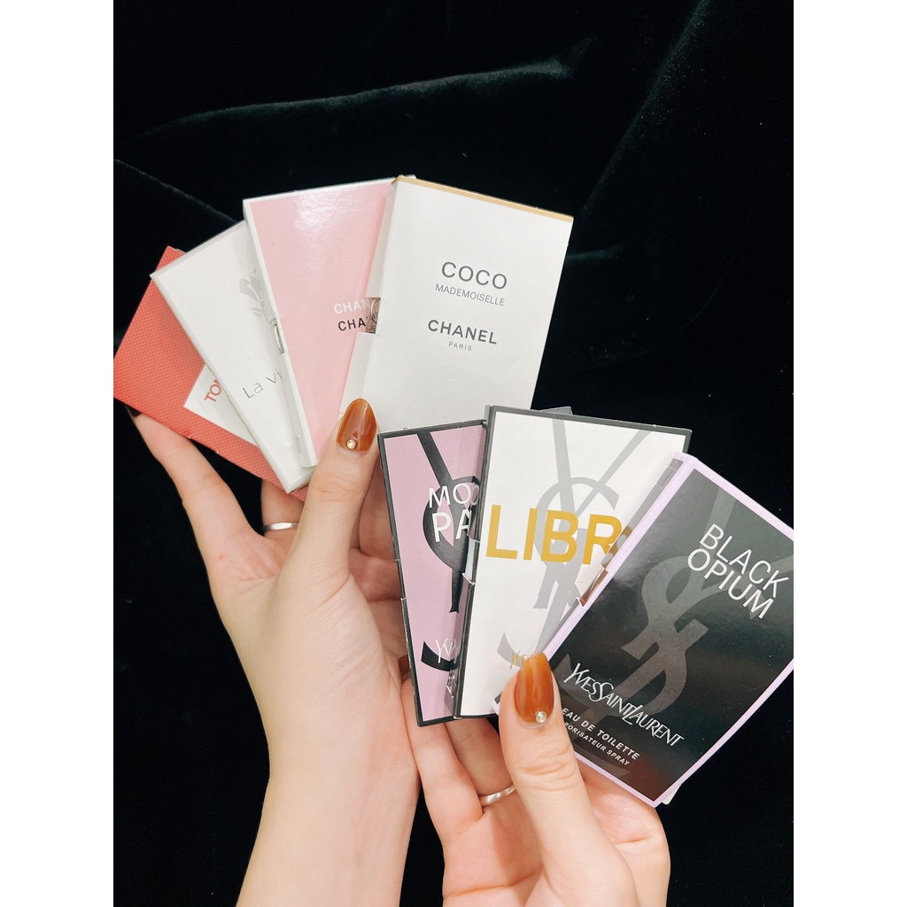 Mẫu thử nước hoa các hãng mini 2ml, Vial nước hoa dùng thử PERFUME 168