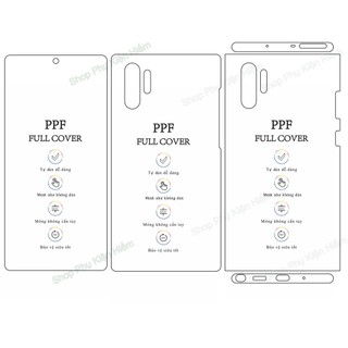 Dán dẻo PPF Note 10 Plus full viền - Tặng cường lực camera