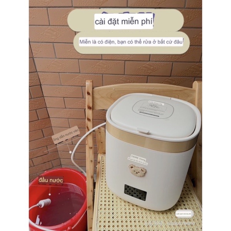 Máy giặt mini tự động hoàn toàn OIDIRE ODI-XYJ7 màu trắng dung tích 7L , bảo hành 12 tháng