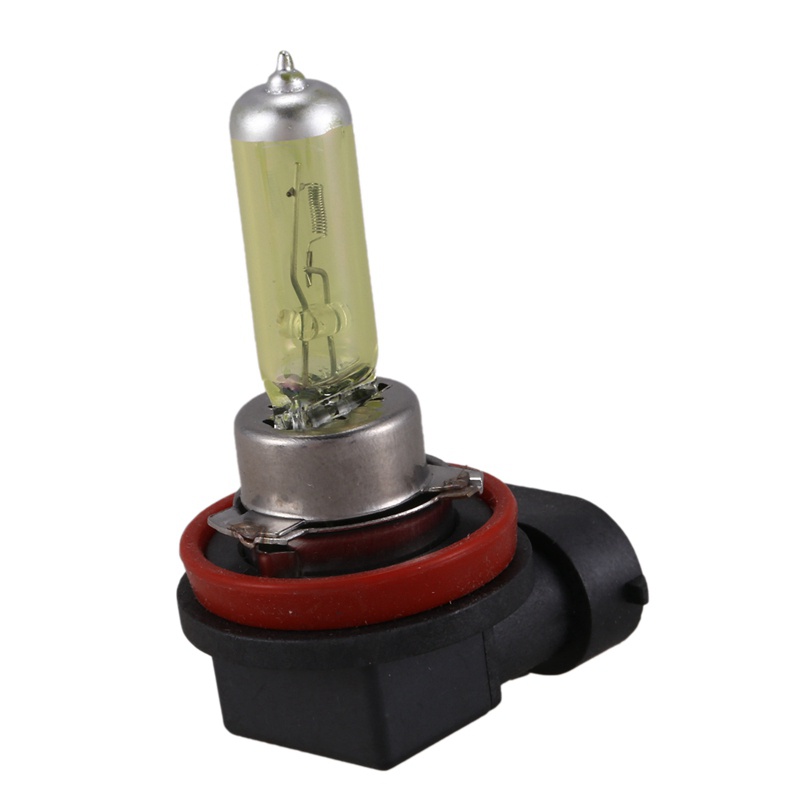 2 Bóng Đèn Phá Sương Mù Siêu Sáng Dc 12v 55w H11 3000k Màu Vàng Cho Xe Hơi