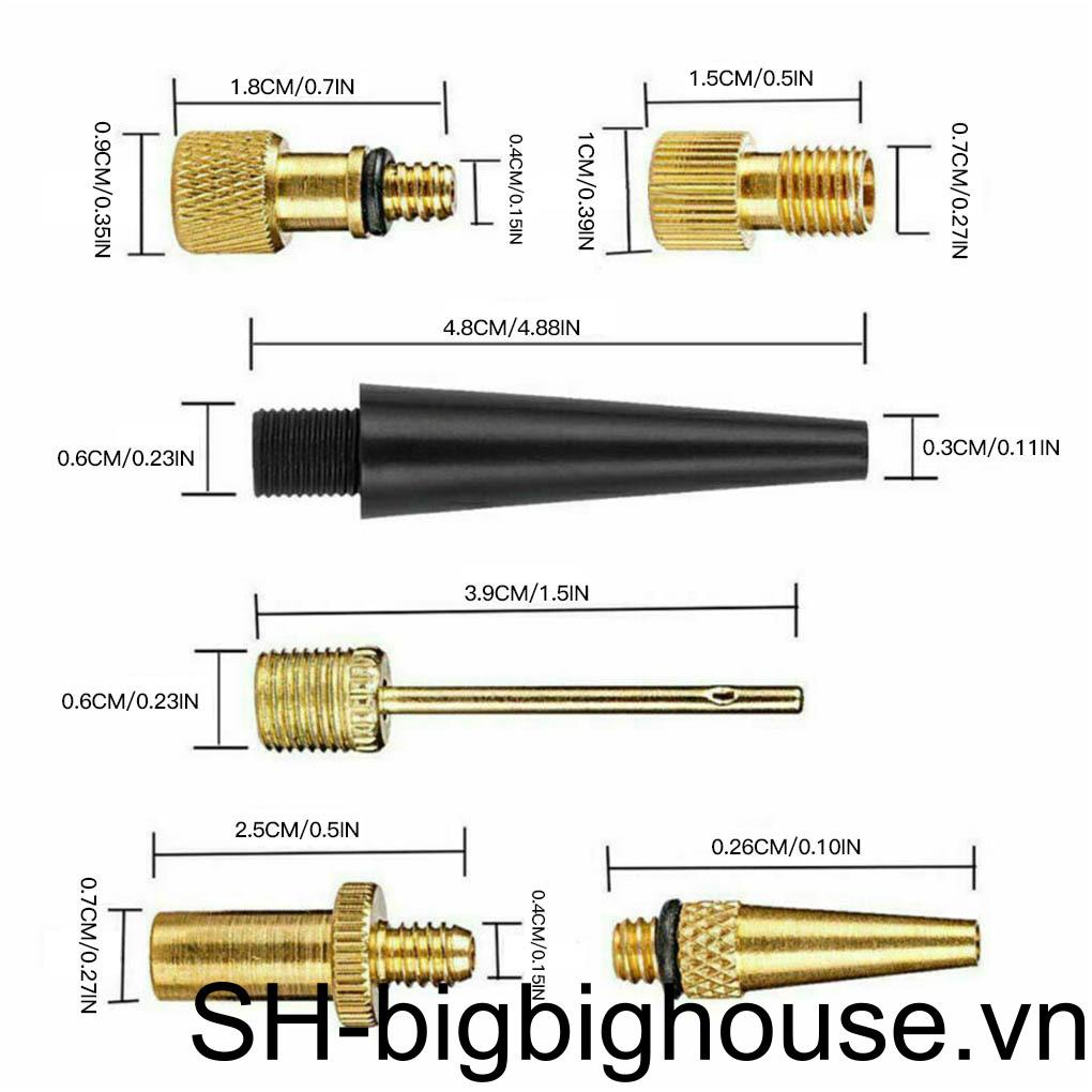 Bộ 26 Đầu Nối Van Bơm Hơi Xe Đạp Tùy Chỉnh Tiện Dụng