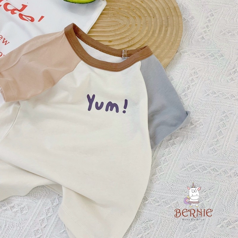 Áo bé trai bé gái Bernie cotton cho bé từ 8-22kg-23A001