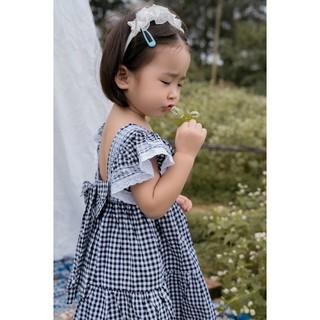 HTK- Váy kẻ Liebe size 1/2y-5/6y (form ngắn 8-18kg)