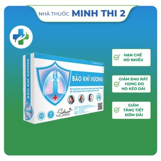 Viên uống bổ phế, giảm ho, tiêu đờm sakura bảo khí vương giảm tăng tiết đờm dãi, đau rát họng