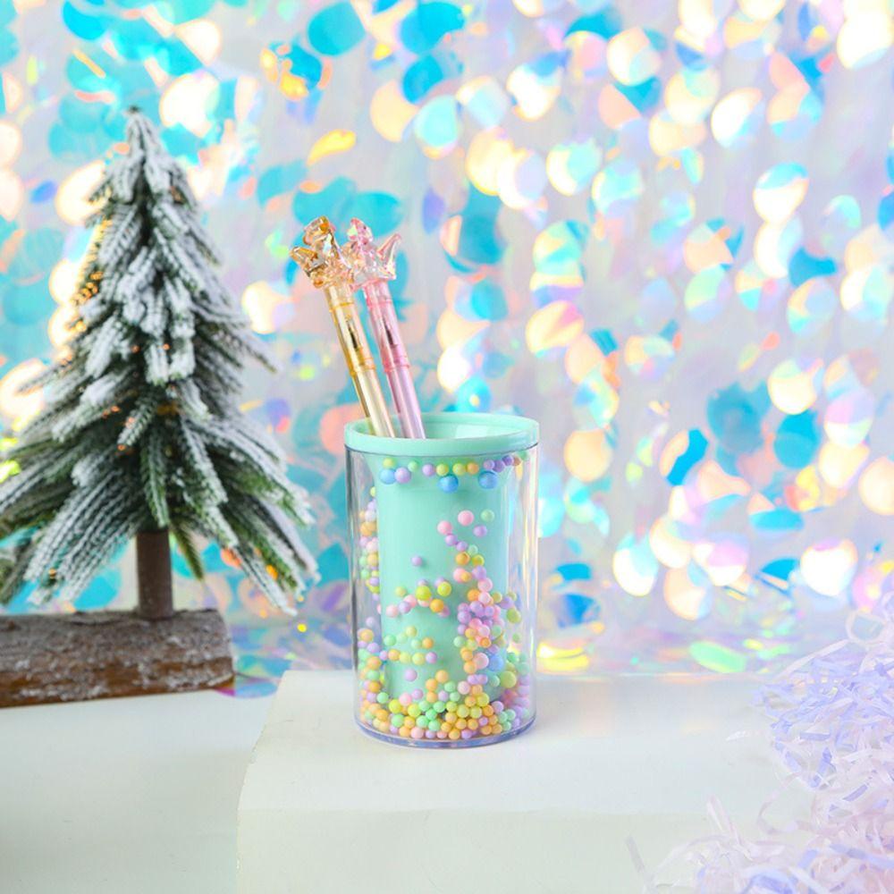 JARRED Giá Đỡ Bút Bằng Acrylic Sức Chứa Lớn Tiện Dụng Cho Học Sinh / Văn Phòng