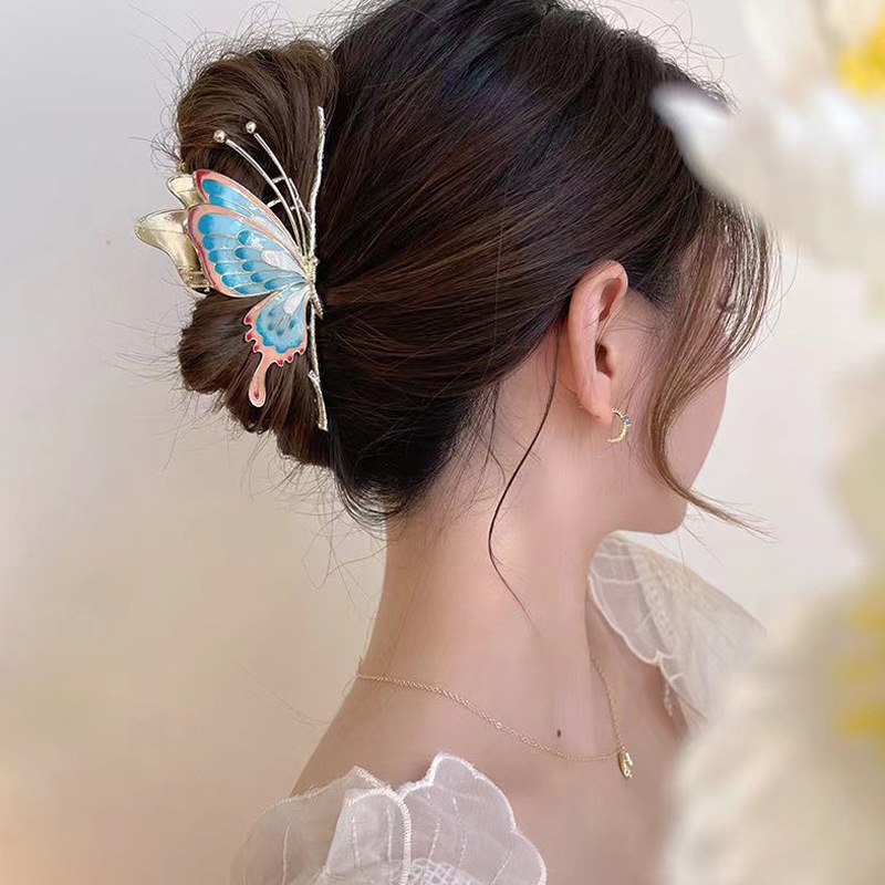 Kẹp Tóc Hình Bướm / Cá Mập Độc Đáo Thời Trang Cho Nữ