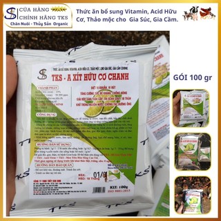 Tks - a xit hữu cơ chanh tăng đề kháng, chống nóng, giảm tress cho vật nuôi - gói 100 gr