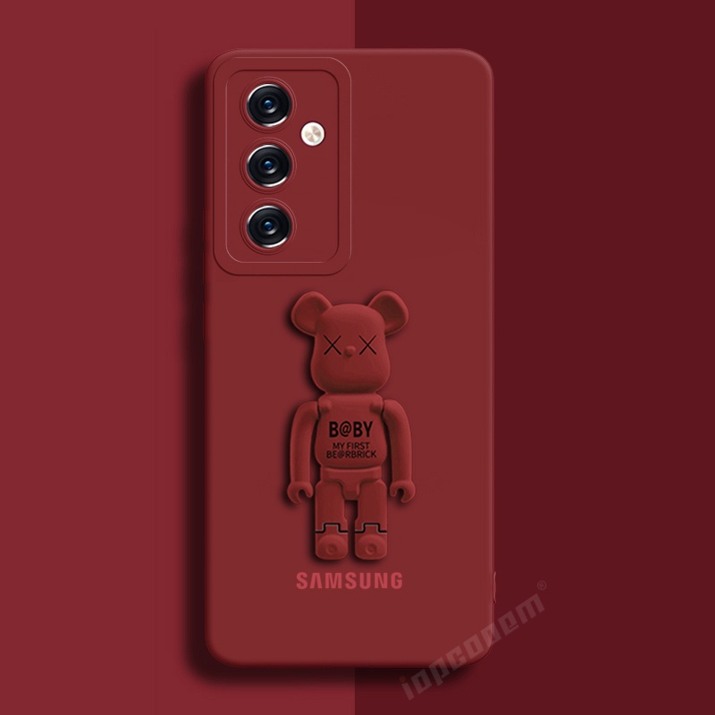 Ốp Điện Thoại Silicon Mềm Có Giá Đỡ Hình Gấu Dễ Thương Cho Samsung Galaxy A54 A34 A24 A14 A73 A53 A23 5G A13 4G